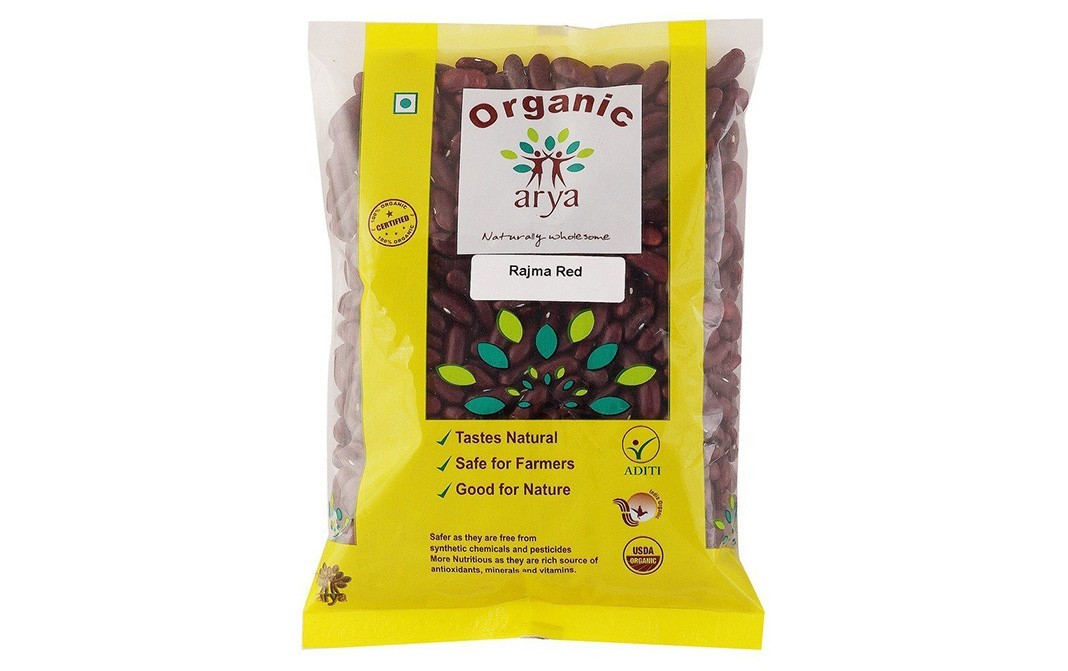 Arya Organic Rajma Red    Pack  500 grams
